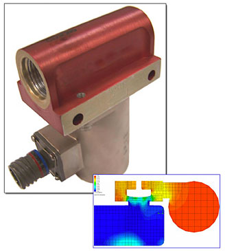 A solenoid valve to an optimized design